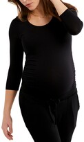 Thumbnail for your product : A Pea in the Pod Luxe Side Ruched 3/4 Sleeve Maternity T Shirt