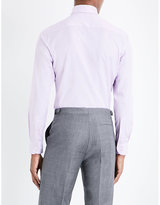 Thumbnail for your product : Armani Collezioni Herringbone cotton shirt