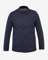 Thumbnail for your product : YESMAN Collared cotton overcoat