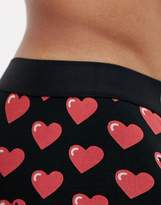 Thumbnail for your product : Diesel Trunks In Black With Heart Print