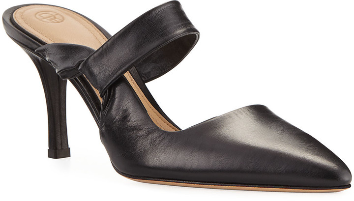 the row gala twist leather mules