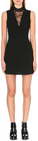 Thumbnail for your product : Sandro Ruffine turtleneck crepe dress