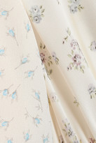 Thumbnail for your product : Joseph Gathered Floral-print Silk Midi Dress