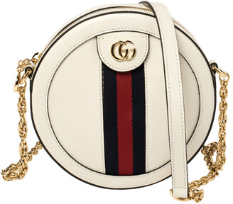 white round gucci purse