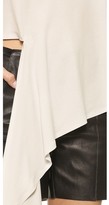 Thumbnail for your product : Maison Martin Margiela 7812 MM6 Asymmetrical Torn Top