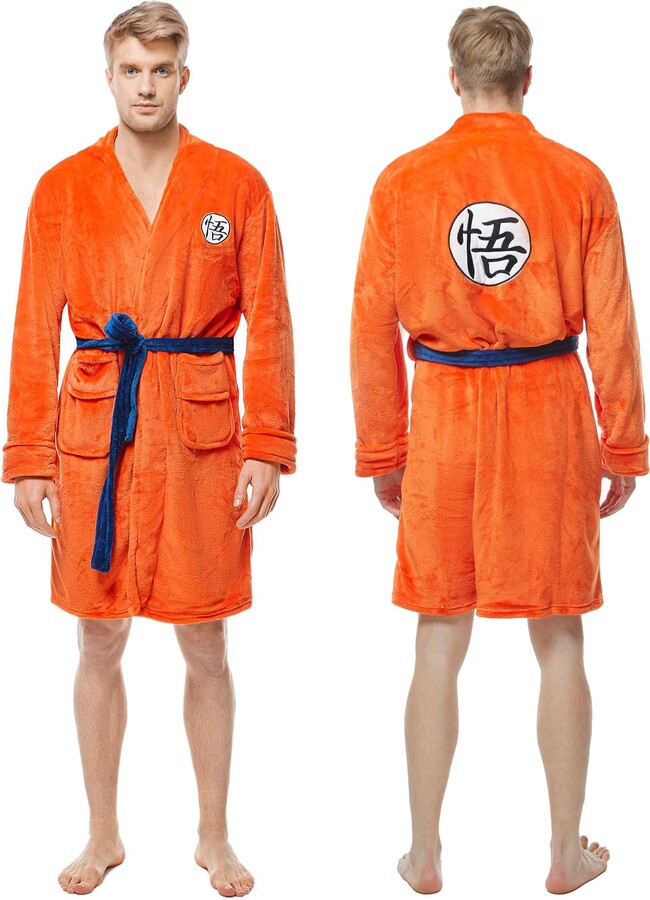 YANVS Goku Bathrobe Men Kakarotto Cosplay Costume Son Goku Pajamas