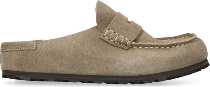 Birkenstock Suede Naples Wrapped Clogs
