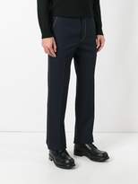 Thumbnail for your product : Alexander McQueen contrast stitching tailored trousers