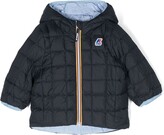 Thumbnail for your product : K-Way Down Jacket With Reversible Logo