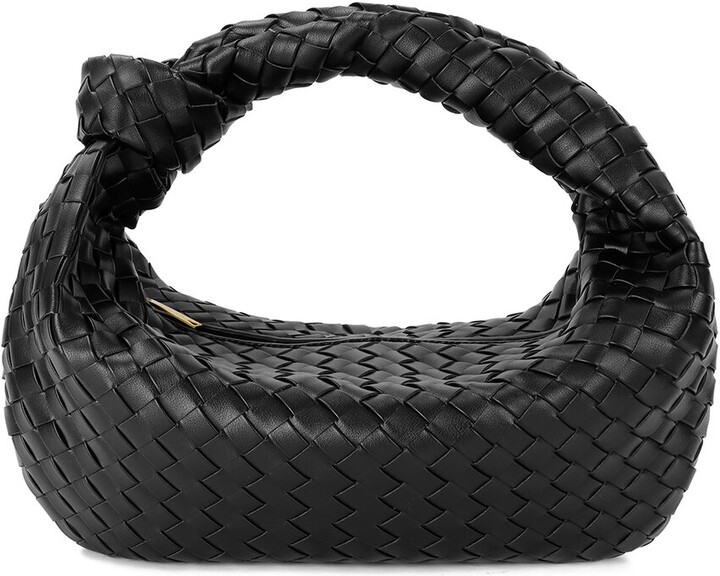 Tiffany & Fred Paris Large Hand-Woven Leather Pouch