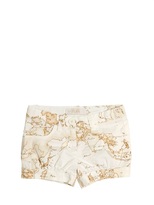 Thumbnail for your product : Geo Printed Cotton Poplin Shorts