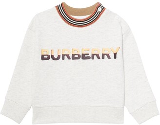 Burberry Children Logo Print Sweatshirt