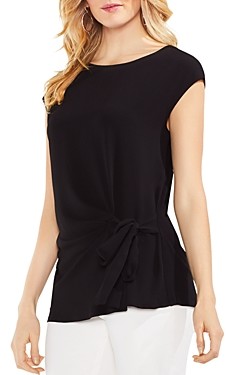 vince camuto mixed media top
