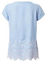 Thumbnail for your product : Jeanswest Devyn Embroidered Tencel Top-Blue Bell Chambray-6