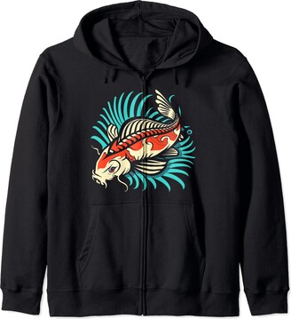 Retro Koi Fish Art - Vintage Koi Fish Costume Gift Nishikigoi - Koi ...