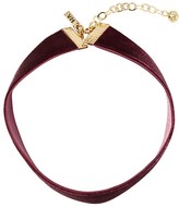 Thumbnail for your product : Vanessa Mooney Velvet Choker Necklace, 10"