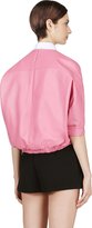 Thumbnail for your product : Alexander Wang Pink Dolman Sleeve Leather Top