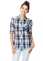 Thumbnail for your product : Delia's Plaid Button-Down Shirt