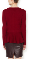 Thumbnail for your product : Magaschoni Cashmere Zip Front Peplum Cardigan