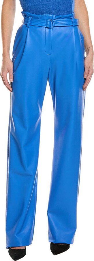Sally LaPointe Faux Leather High-Waist Trouser