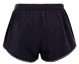 New Look Black Pom Pom Beach Shorts