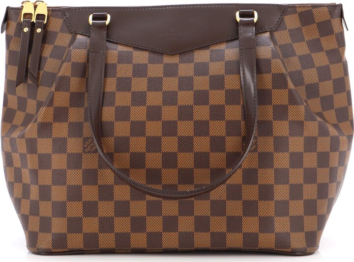 Handbag Designer By Louis Vuitton DAMIER EBENE WESTMINSTER PM Size