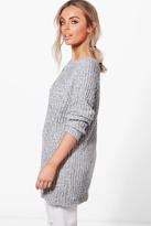 Thumbnail for your product : boohoo Imogen Tunic Chenille Jumper