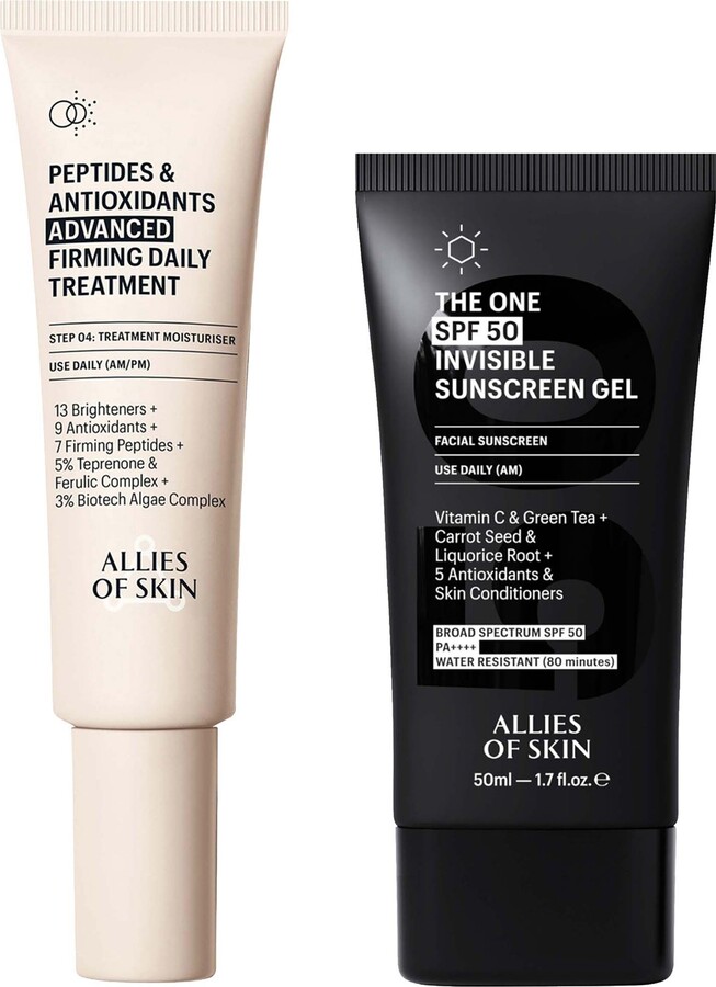 ALLIES OF SKIN Clinical Firming Peptide Moisturizer & Invisible SPF Duo (Worth $170)
