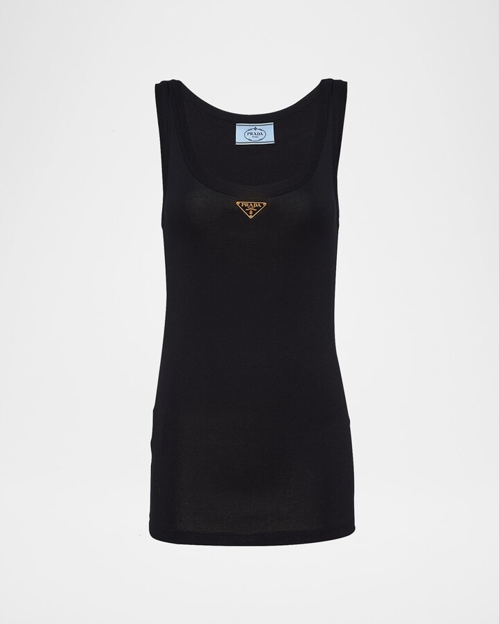 Prada Runway Logo Tank Top