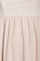 Thumbnail for your product : Lauren Conrad Women's Paper Crown By 'Breanna' Lace Bodice Crepe Gown