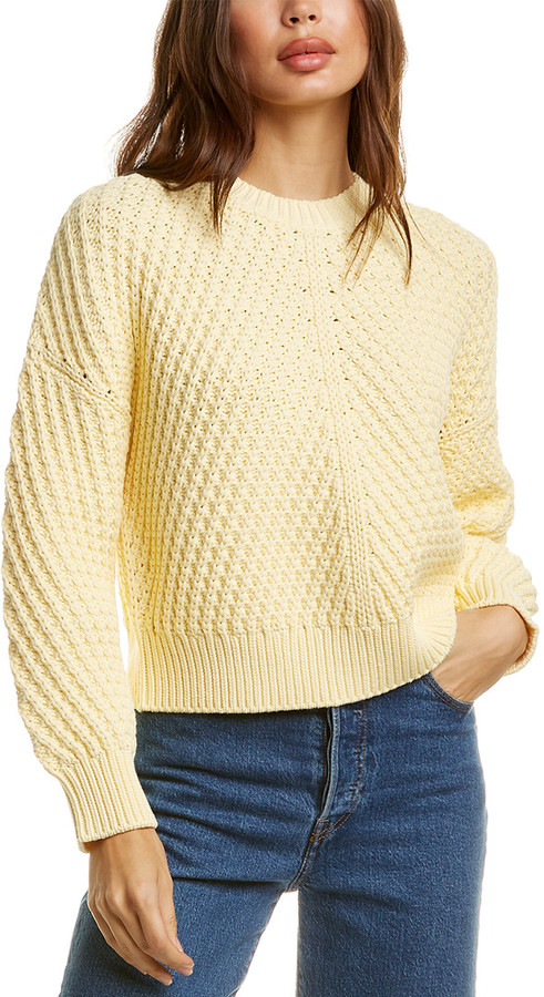 dropped shoulder sweater