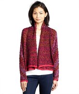 Thumbnail for your product : Rachel Roy dark begonia and begonia open front pebble knit cardigan