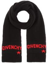 Givenchy Knitted wool scarf