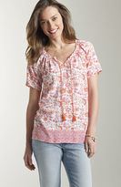 Thumbnail for your product : J. Jill Floral peasant top