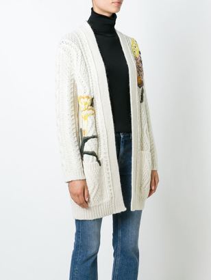 Valentino 'Kimono 1997' cable knit cardigan - women - Cashmere/Wool/Alpaca/Virgin Wool - 44