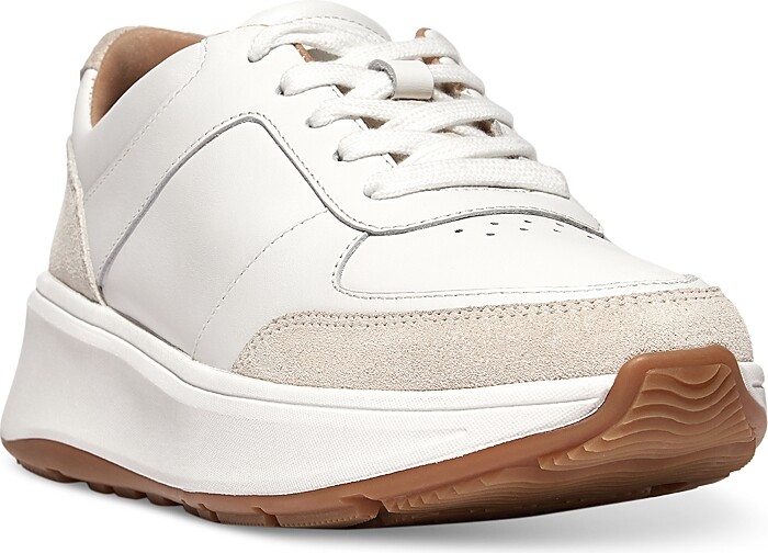 FitFlop Women's F-Mode Lace Up Low Top Platform Sneakers