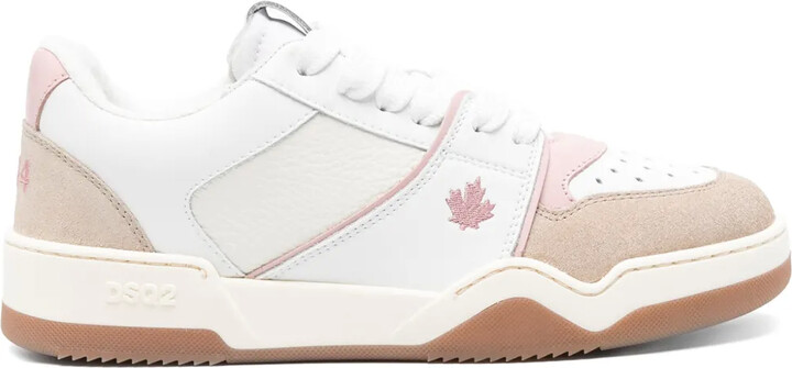 DSQUARED2 Spiker leather sneakers