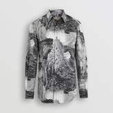 Thumbnail for your product : Burberry Dreamscape Print Cotton Silk Shirt