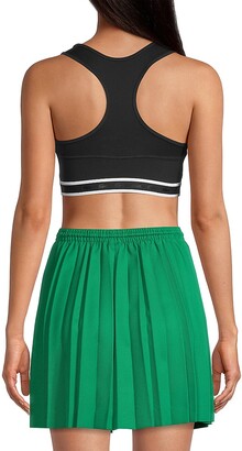 Lacoste Mixed-Material Racerback Sports Bra