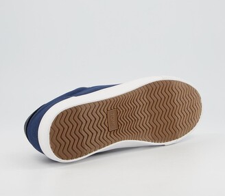 Toms Carlson Trainers Navy Canvas