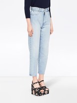 Thumbnail for your product : Miu Miu High-Waisted Straight-Leg Jeans