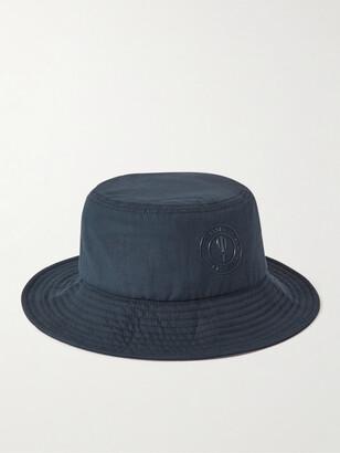 Frescobol Carioca Cotton-Blend Twill Bucket Hat - Men - Blue