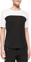 Thumbnail for your product : Vince Two-Tone Short-Sleeve Tee