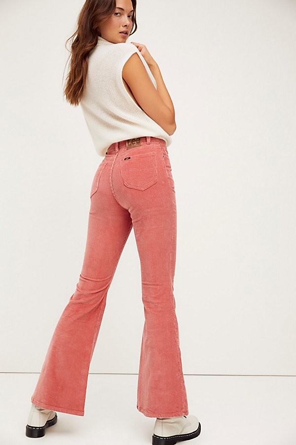 lee pink corduroy jeans