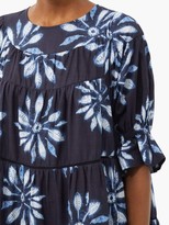 Thumbnail for your product : Merlette New York Paradis Tiered Shibori-dyed Cotton Sun Dress - Blue Multi