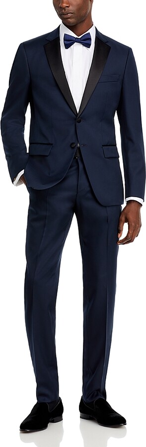 Boss H-Huge Navy Slim Fit Tuxedo