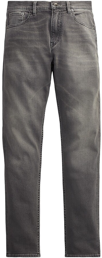 Purple Brand Monogram-Embroidered Slim Jeans - ShopStyle