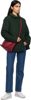 A.P.C. Green Thais Jacket - ShopStyle