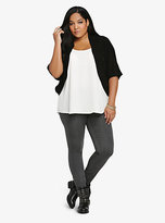 Thumbnail for your product : Torrid Ribbed Collar Cocoon Shrug