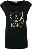 Thumbnail for your product : Karl Lagerfeld Paris sleeveless logo top